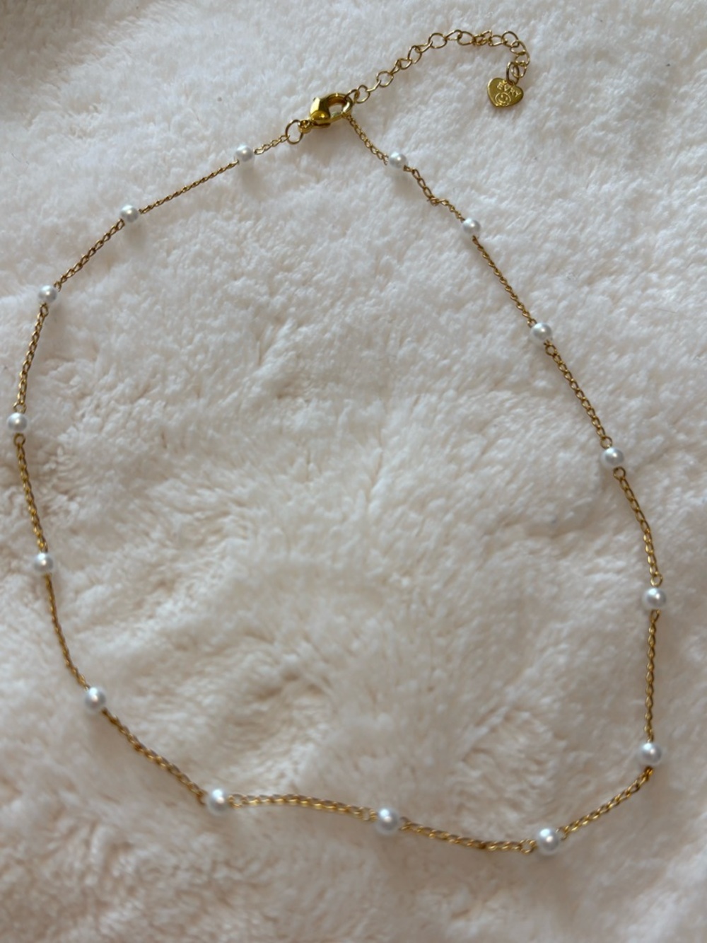Evry Jewels Gold Pearl Choker Necklace - Picture 2 of 3